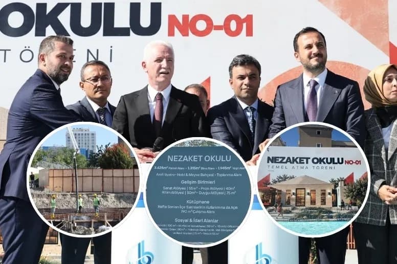 Bağcılar’dan dünyaya örnek vizyon: Türkiye’nin ilk "Nezaket Okulu" yükseliyor