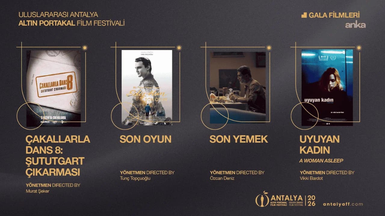 Altın Portakal'da gala yapacak dört film açıklandı