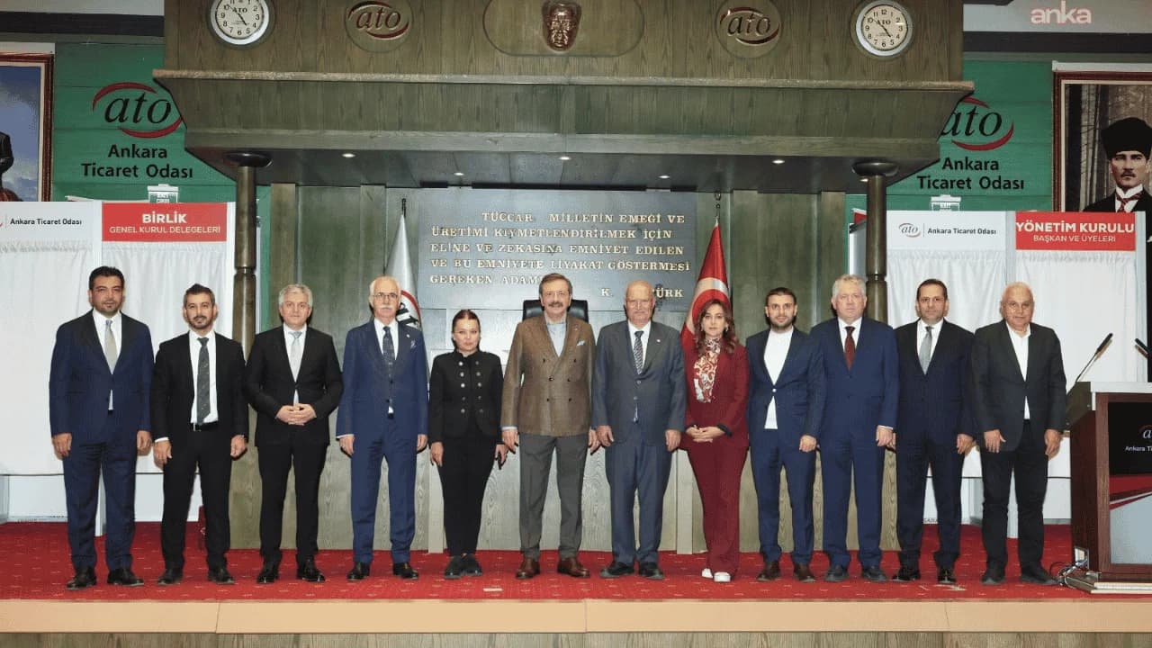 ATO Meclisi, Yönetim Kurulu Başkanlığı'na yeniden Gürsel Baran'ı seçti