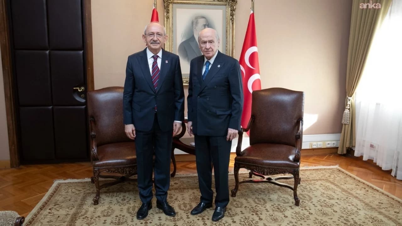 Kılıçdaroğlu ve Bahçeli TBMM'de görüştü