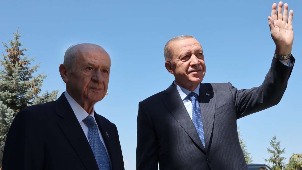 Cumhurbaşkanı Erdoğan, MHP lideri Bahçeli ile görüştü