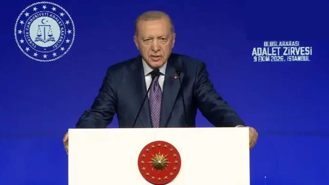 Erdoğan Uluslararası Adalet Zirvesi'nde: Kaçabileceğini sananlar nereye saklanırlarsa saklansınlar güvende hissetmemeli