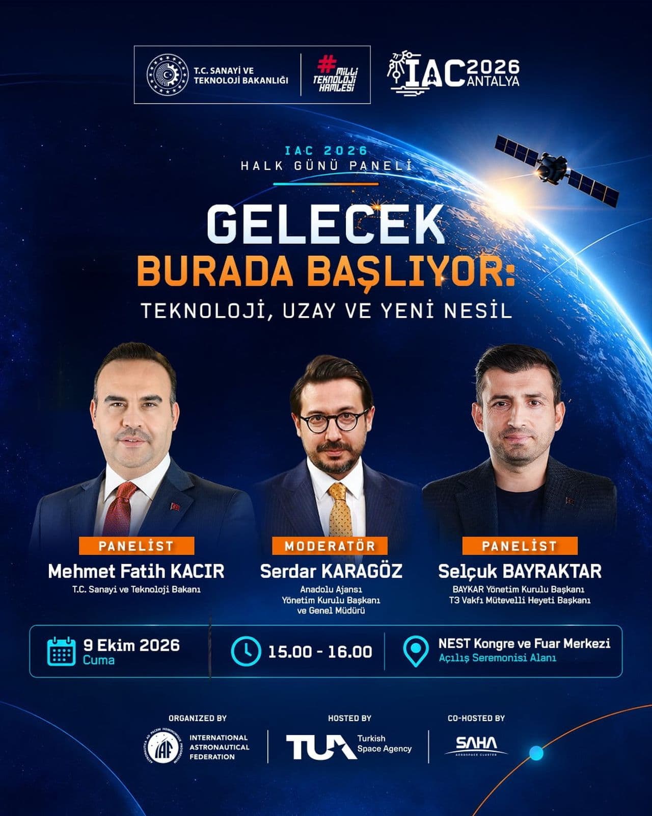 Uzaya meraklılara çağrı: IAC 2026 halk günü gençlerle buluşuyor