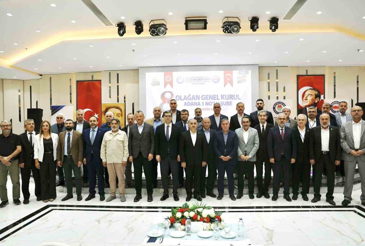 Mustafa Sarıgeçili Eğitim-Bir-Sen Adana şubesine yeniden seçildi