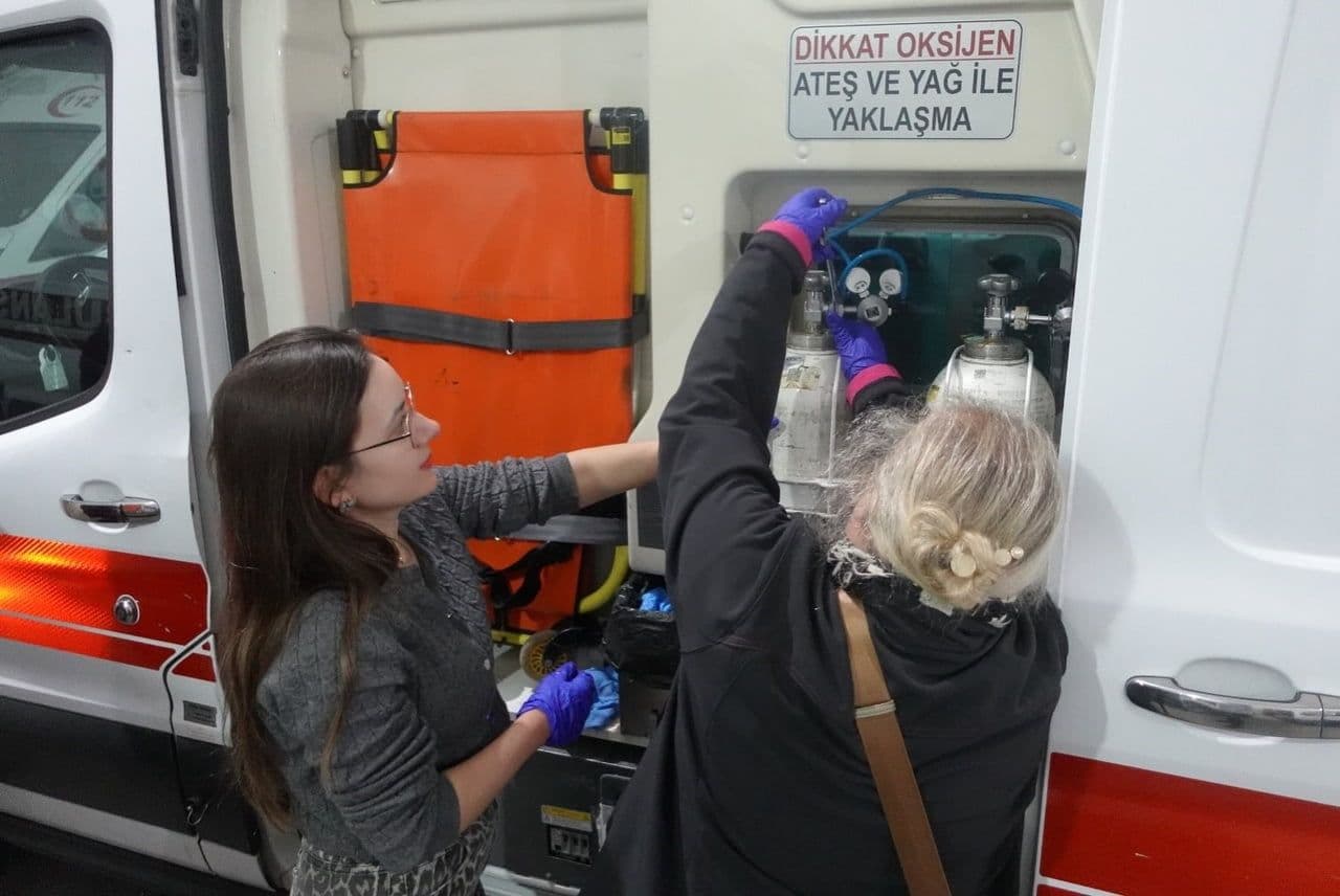 Ambulanslarda oksijen güvenliği: Eskişehir'de personel eğitimi öncelik oldu
