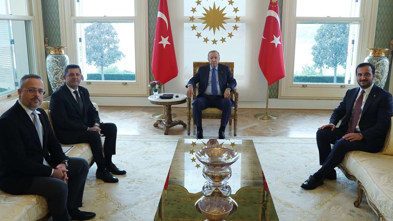 Cumhurbaşkanı Erdoğan, Orhan Çerkez'i kabul etti