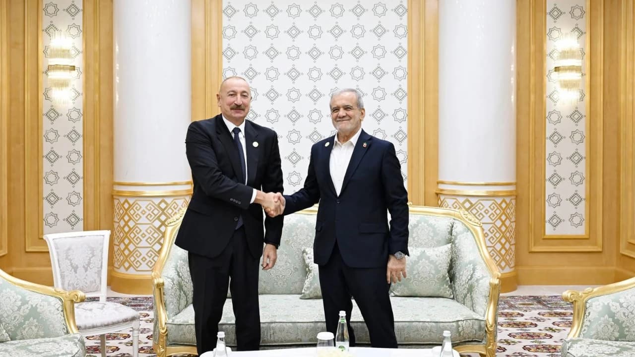 Aliyev ve Pezeşkiyan Türkmenistan'da görüştü