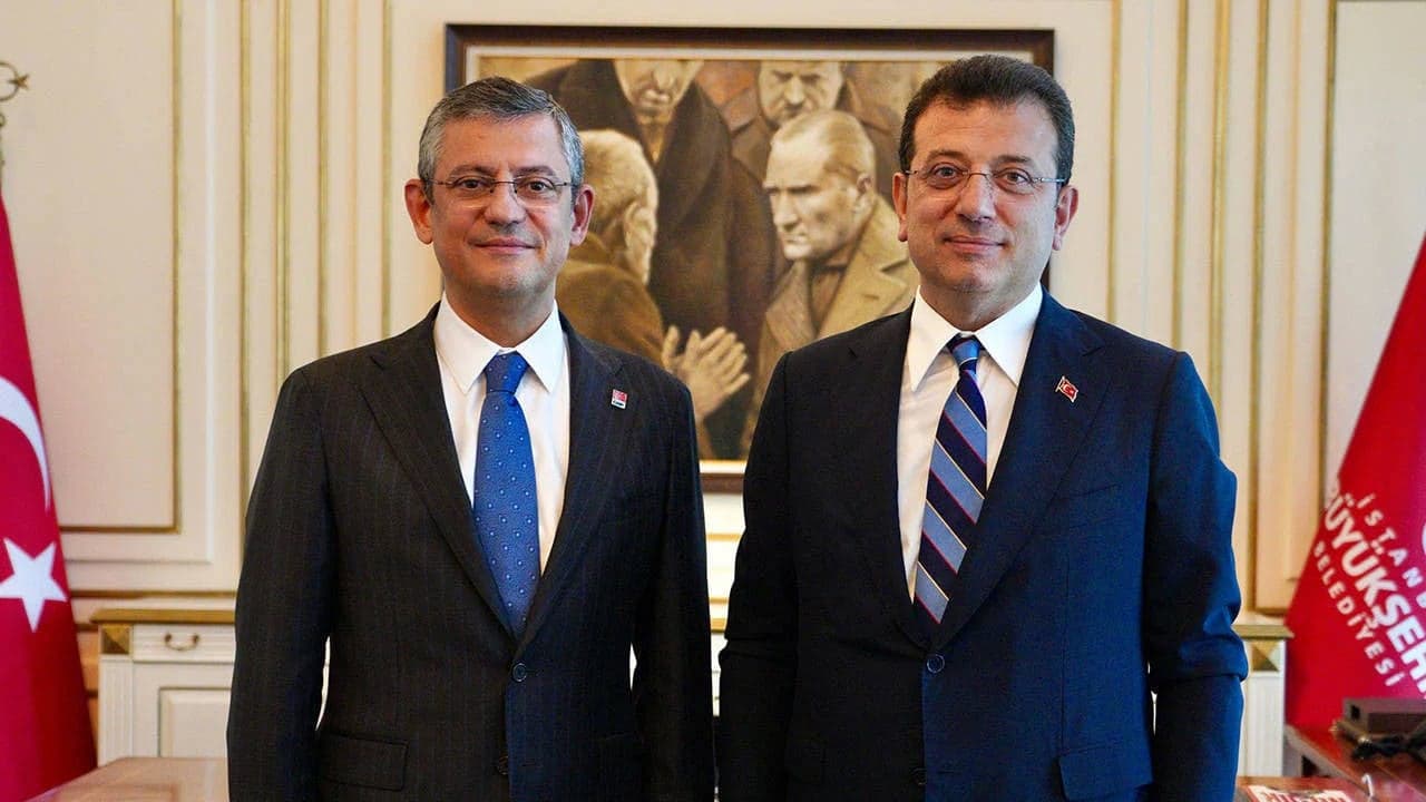 Özgür Özel, Ekrem İmamoğlu’nu ziyaret etti