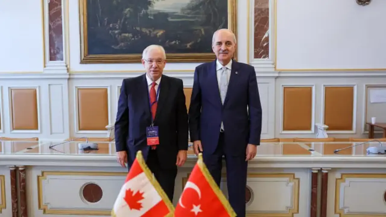 TBMM Başkanı Kurtulmuş, Kanada Avam Meclisi Başkanı Scarpaleggia ile görüştü