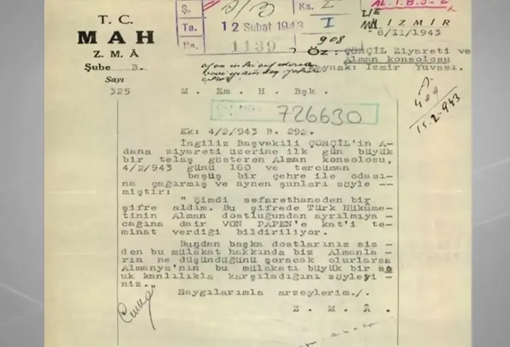 MİT'ten 83 yıl sonra yayınlanan belge: Alman konsolosu telaşlandıran görüşme