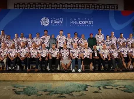 Bakan Kurum, Pre-COP kapsamında Fiji'deki Liderler Genel Oturumu'nda konuştu