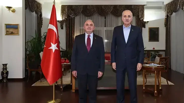TBMM Başkanı Kurtulmuş, Türkiye'nin Bişkek Büyükelçiliğini ziyaret etti