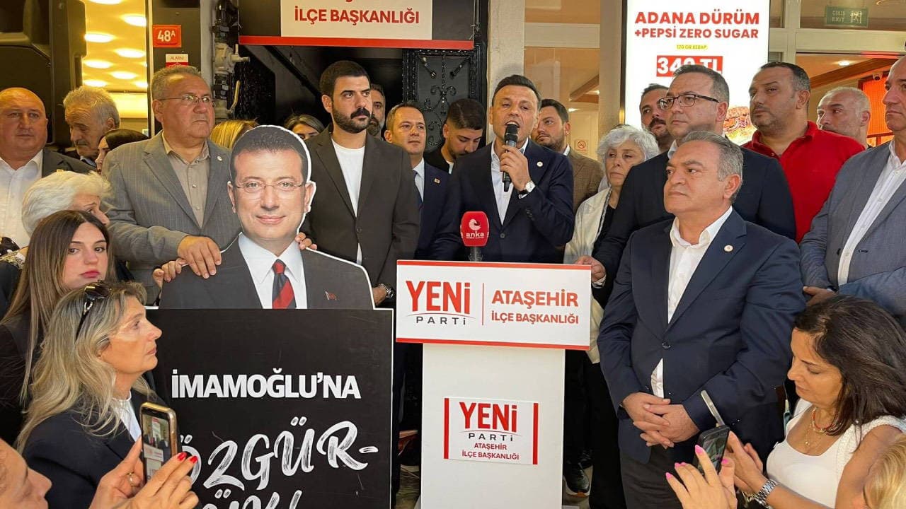 YENİ Parti Ataşehir İlçe Başkanlığı açıldı... Özgür Çelik: Demokratik bir Türkiye'yi inşa edeceğiz