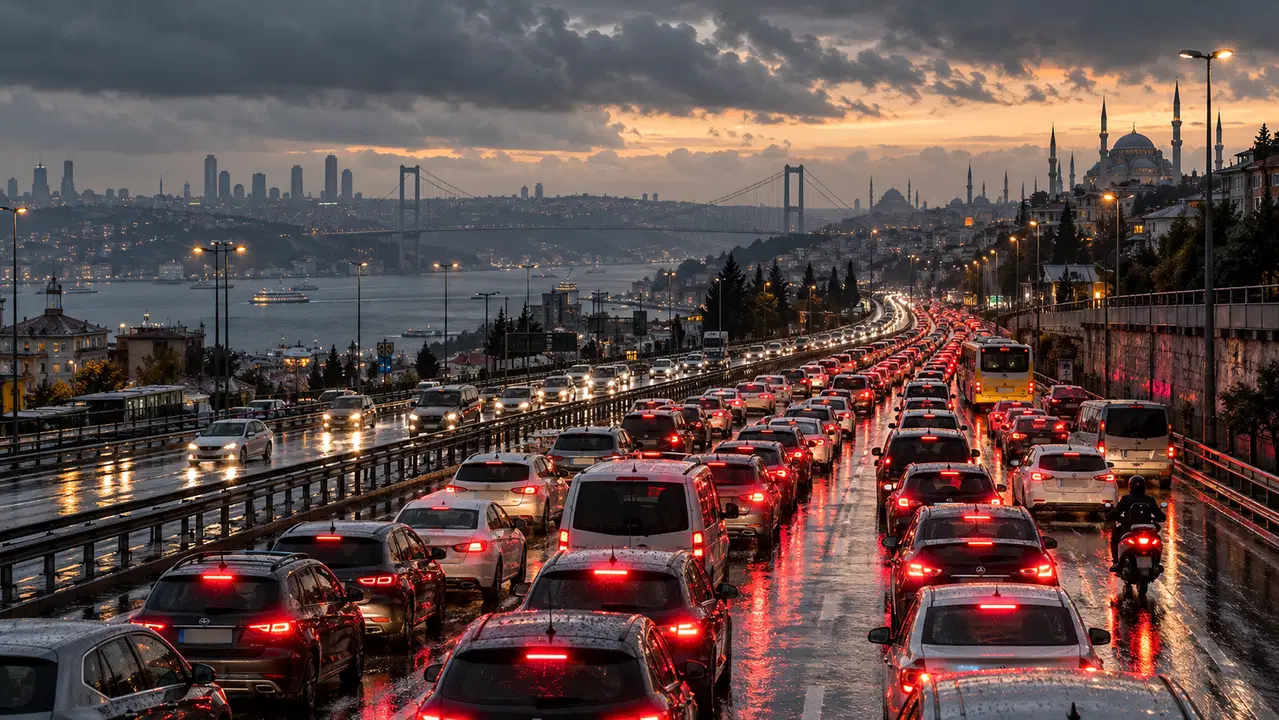 Son dakika... İstanbul'da iş çıkışı öncesi trafik kilitlendi: Yoğunluk yüzde 90'a dayandı!