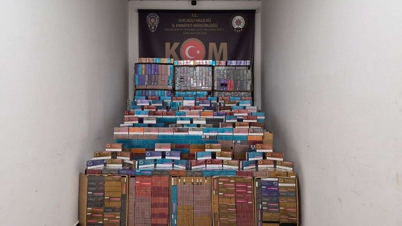 Tırda 95 bin paket elektronik sigara tütünü ele geçirildi