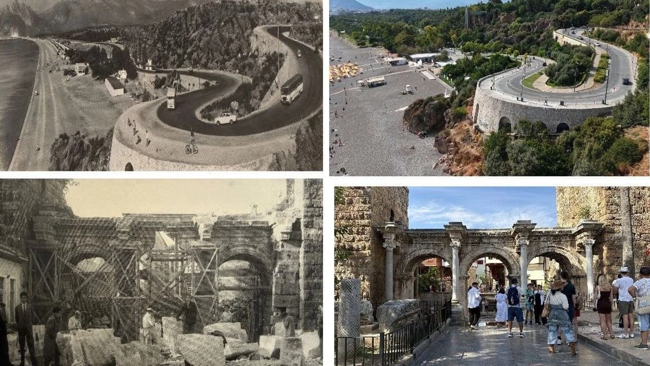 Antalya'nın geçmişi ve bugünü fotoğraf karelerinde