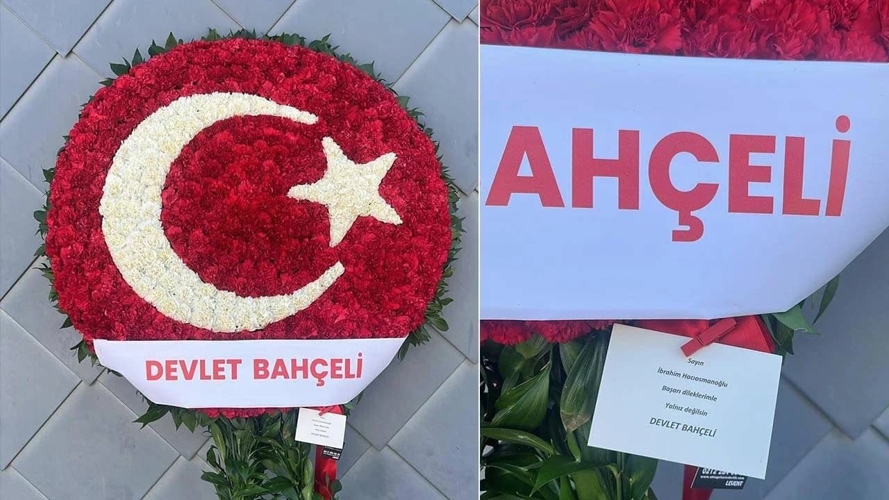 Bahçeli'den Hacıosmanoğlu'na destek çelengi: Yalnız değilsin