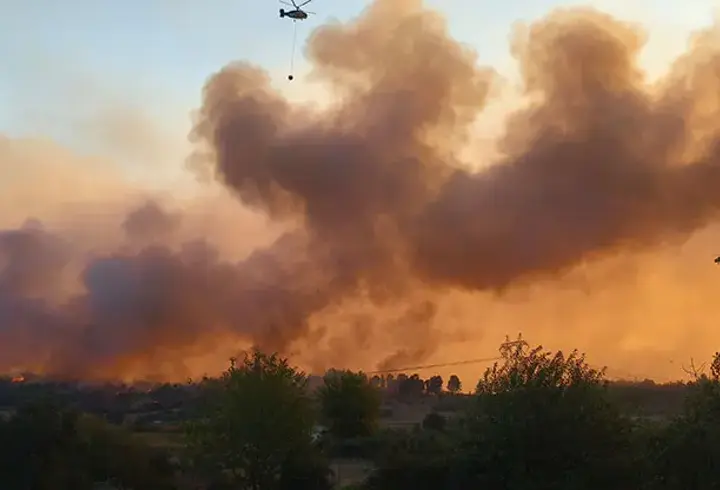Adana Kozan'daki yangın yayılıyor! Havadan ve karadan müdahale