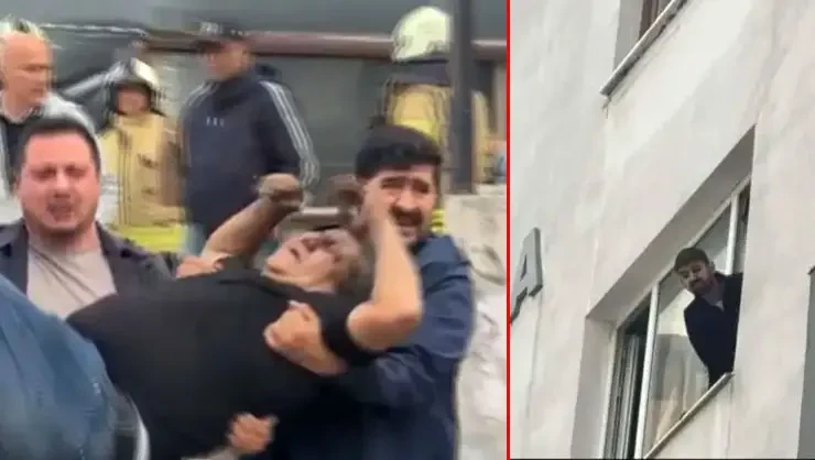 Kadıköy'de 8 katlı binada yangın: 14 kişi tahliye edildi