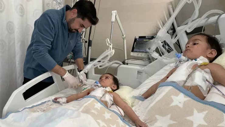 Akciğerine ceviz giden 1 yaşındaki Ata ölümden döndü! Saatlerce parçalanarak çıkarıldı