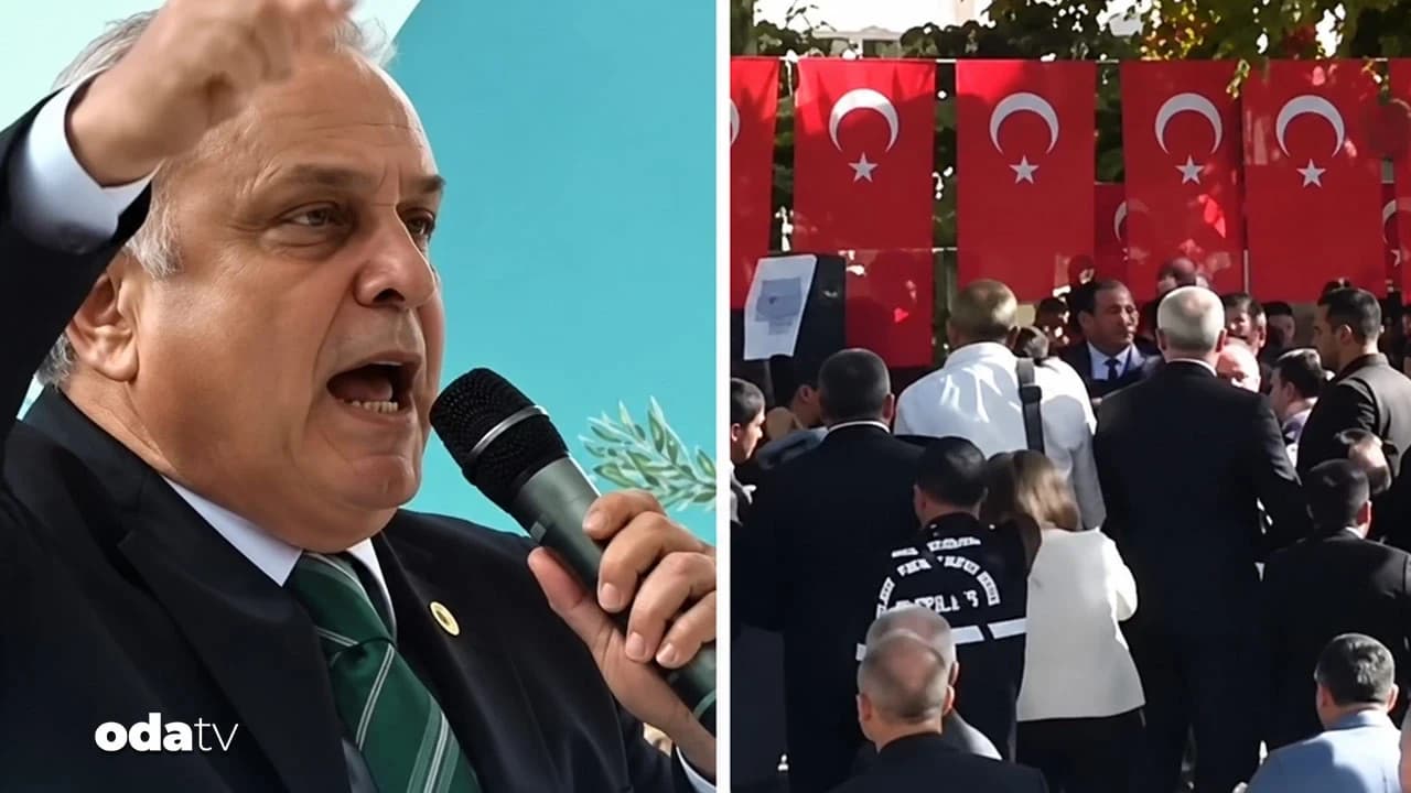 Hasan Ufuk Çakır ile Burhanettin Kocamaz arasında festivalde kavga