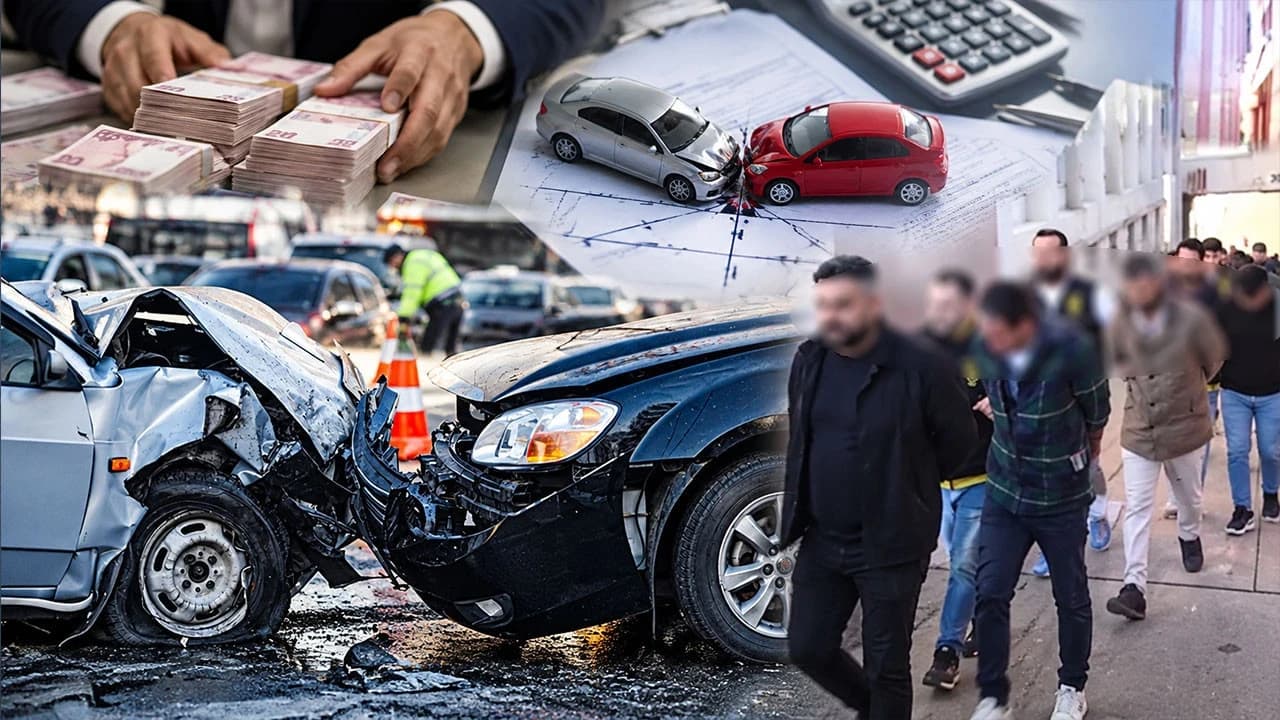 Adana’da sigorta şirketlerini soyan şebeke çökertildi: 76 yapay kaza