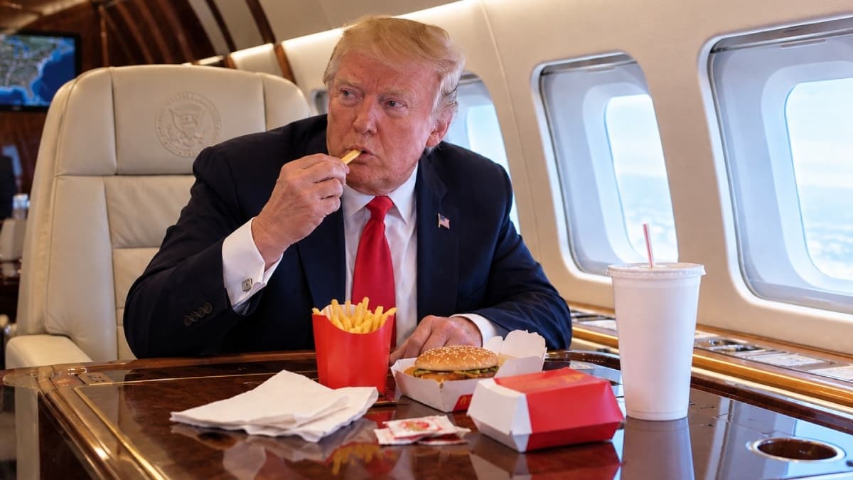 Trump'ın sürekli fast food tüketmesinin sebebi buymuş