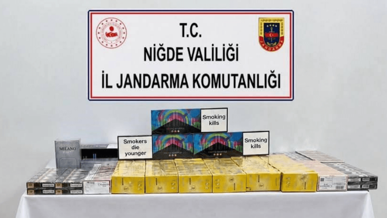 Kaçak sigara operasyonunda 300 pakete el konuldu
