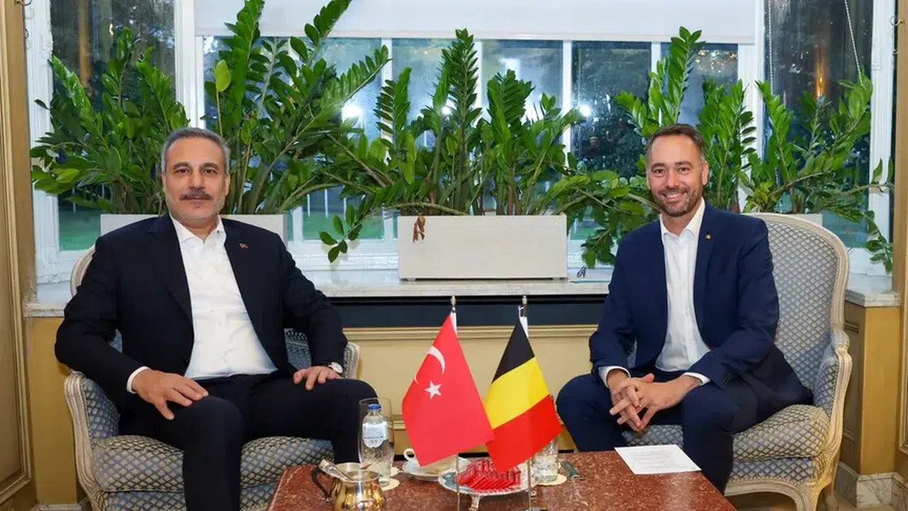 Dışişleri Bakanı Fidan, Belçikalı Mevkidaşı Prevot ile Brüksel'de Görüştü