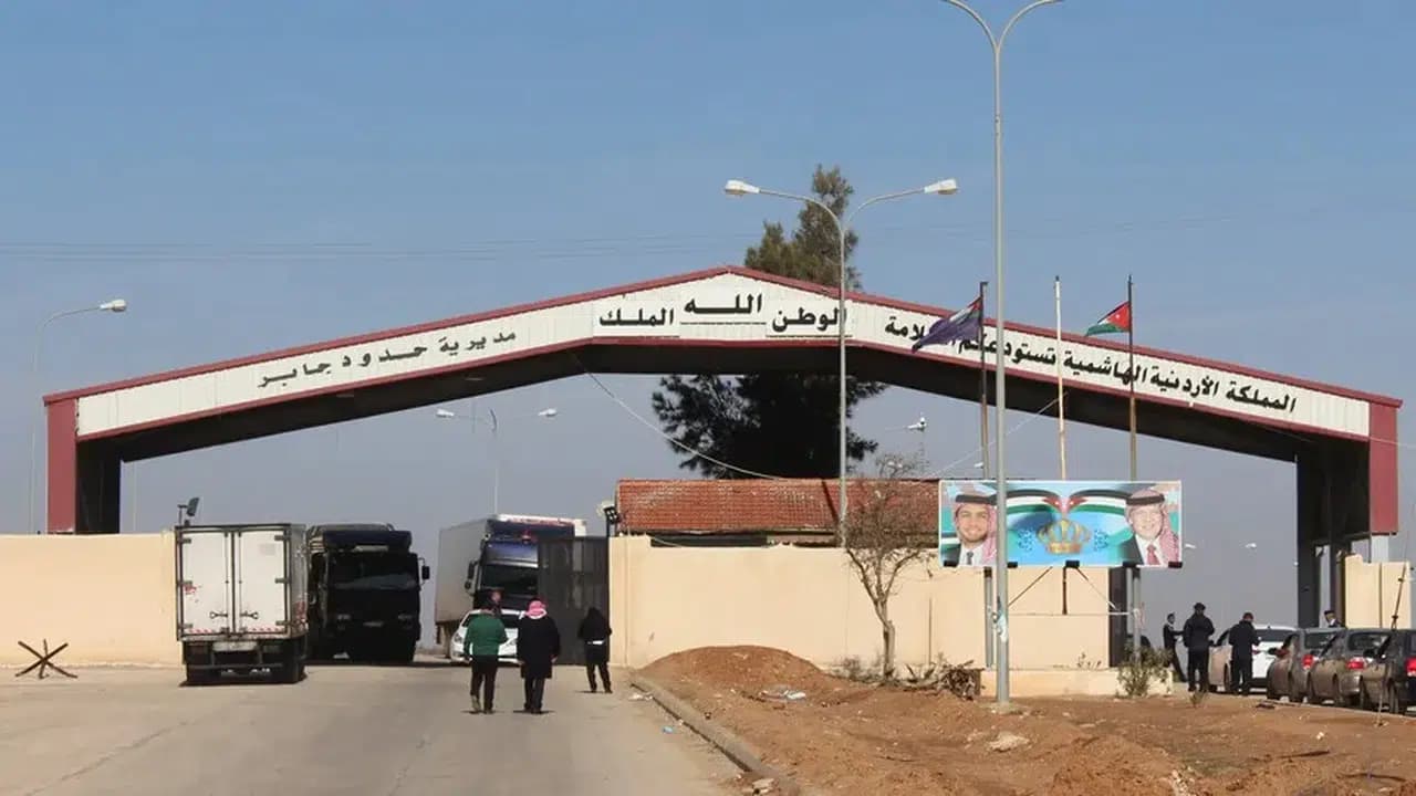 Suriye ile Ürdün Arasındaki Nasib Sınır Kapısı Yeniden Açılıyor